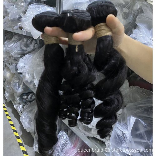 100% Unprocessed Virgin Brazilian Human Hair Brazilian Body Wave Hair Extensions Grade Remy Human Hair Bundles Natural Black 1B#